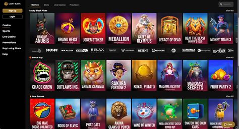 luckyblock casino|lucky block crypto casino.